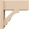 Ekena Millwork 8-in W x 18-in D x 18-in H Balboa Block Rough Cedar Woodgrain TimberThane Outlooker, Primed Tan OUTUR080X18X18BOA44RCPR - alternate 2